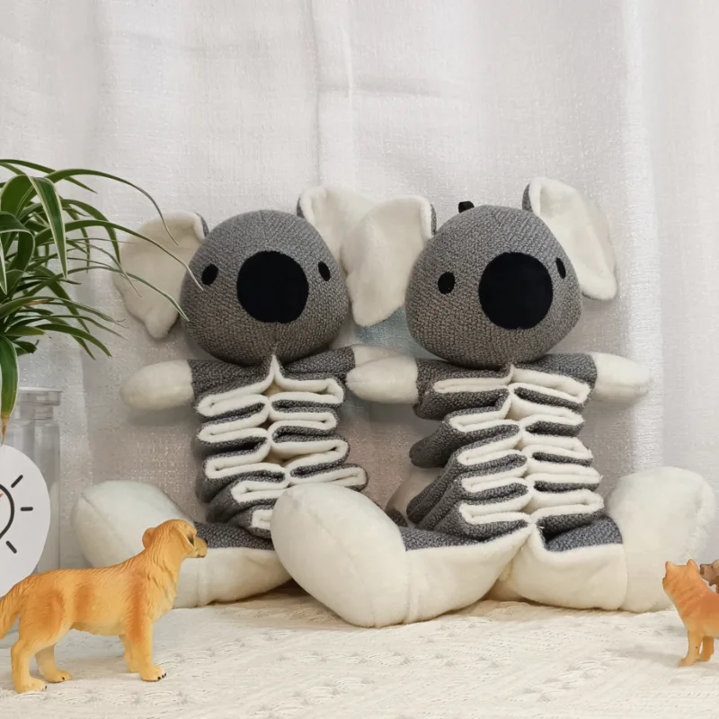 Peluche froissée pour chiens1