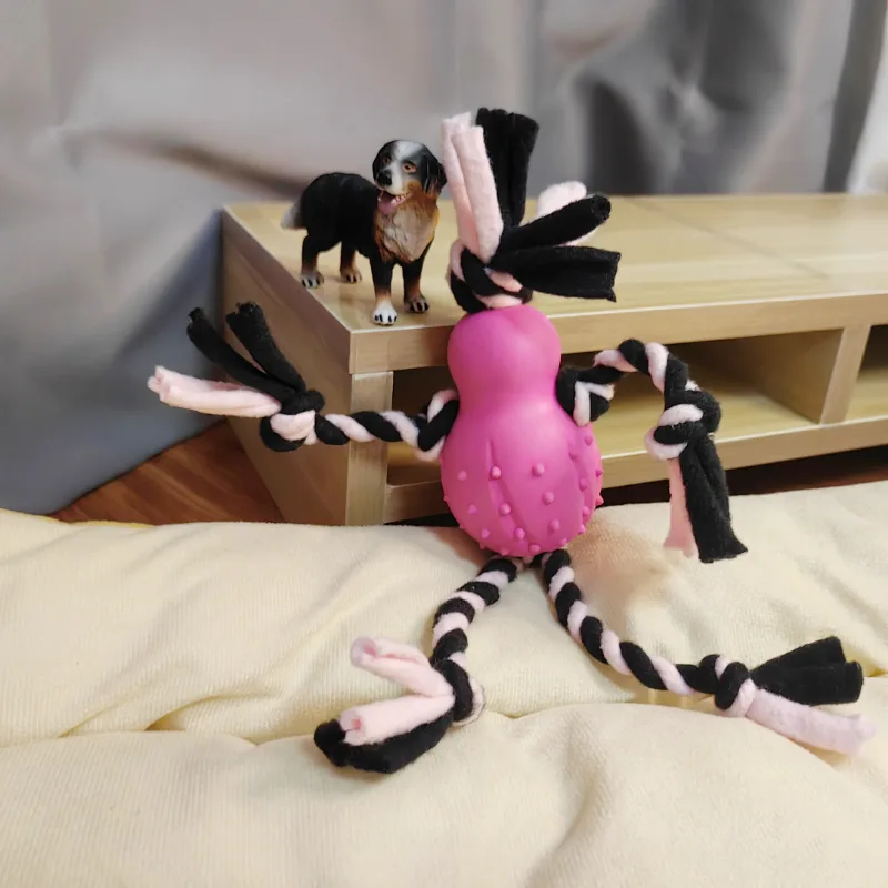 Jouets de corps en caoutchouc de corde de chiot1